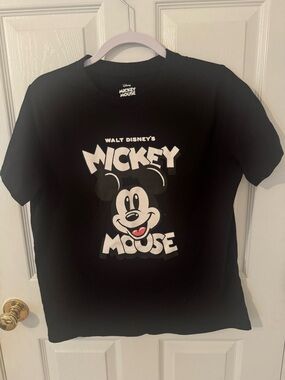 Disney Mickey Mouse Black Graphic T‑Shirt
